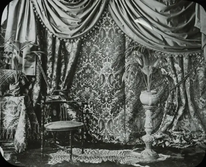 Framed Print : Ornate Curtains Framed Print : Ornate Curtains