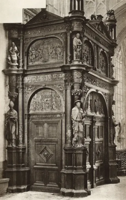 Framed Print : Ornate doorway, Church of St Pierre, Louvain, Belgium Framed Print : Ornate doorway, Church of St Pierre, Louvain, Belgium