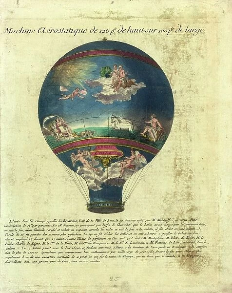 Ornate Montgolfier balloon
