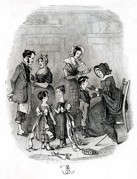 Orphans canvassing 1840s