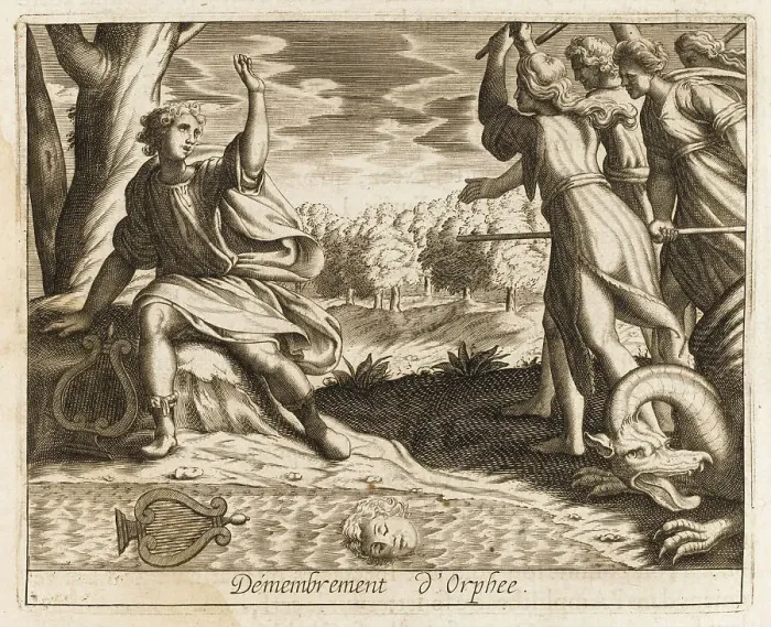 Framed Print : ORPHEUS AND BACCHANTES Framed Print : ORPHEUS AND BACCHANTES