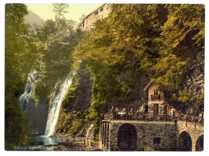 Framed Print : The Orrido at Osteno, Tessin, Switzerland Framed Print : The Orrido at Osteno, Tessin, Switzerland