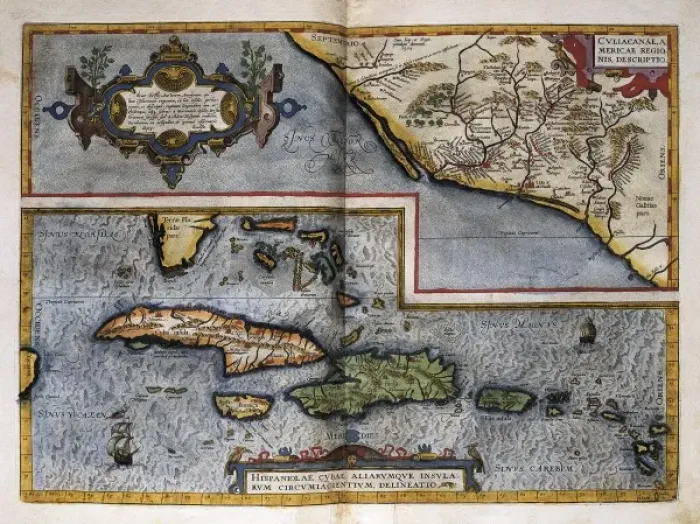 Framed Print : ORTELIUS, Abraham (1527-1598). Theatrum Orbis Framed Print : ORTELIUS, Abraham (1527-1598). Theatrum Orbis