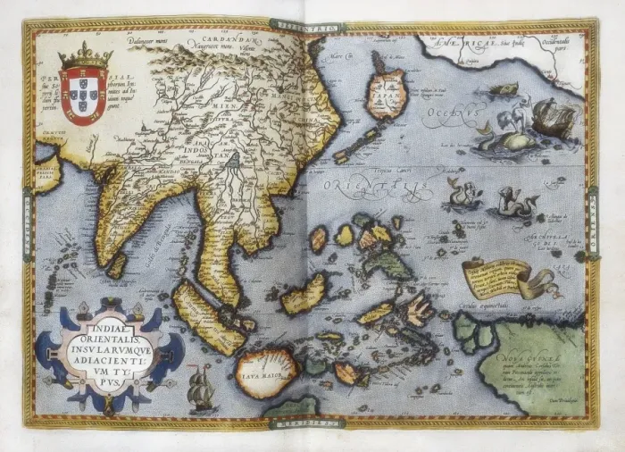 Framed Print : ORTELIUS, Abraham (1527-1598). Theatrum Orbis Framed Print : ORTELIUS, Abraham (1527-1598). Theatrum Orbis