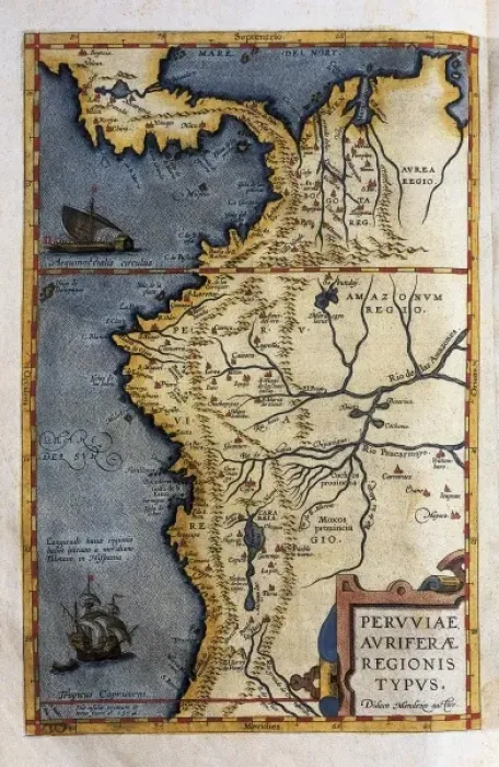Framed Print : ORTELIUS, Abraham (1527-1598). Theatrum Orbis Framed Print : ORTELIUS, Abraham (1527-1598). Theatrum Orbis