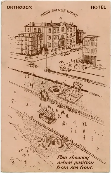 Framed Print : Orthodox Jewish Hotel, Third Avenue House, Hove, East Sussex Framed Print : Orthodox Jewish Hotel, Third Avenue House, Hove, East Sussex