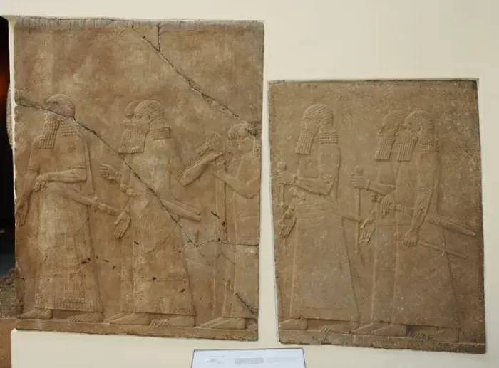 Framed Print : Orthostates from the Palace of Nineveh. Alabaster. 704-689 B Framed Print : Orthostates from the Palace of Nineveh. Alabaster. 704-689 B