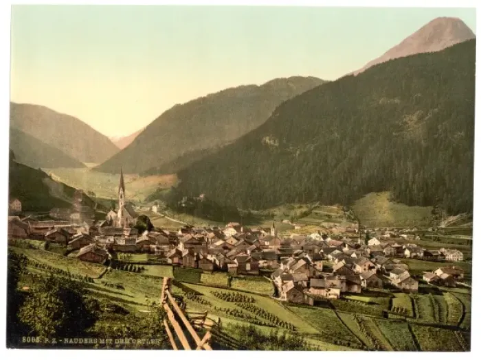 Framed Print : Ortler Group, Nauders, Tyrol, Austro-Hungary Framed Print : Ortler Group, Nauders, Tyrol, Austro-Hungary