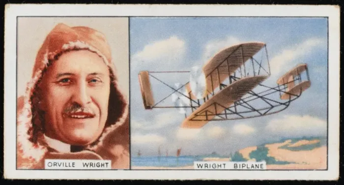 Framed Print : Orville Wright / Biplane Framed Print : Orville Wright / Biplane
