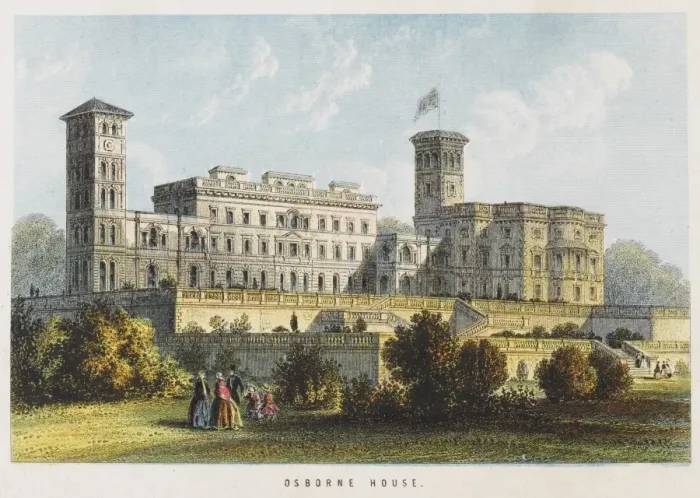 Framed Print : Osborne House 1850S Framed Print : Osborne House 1850S