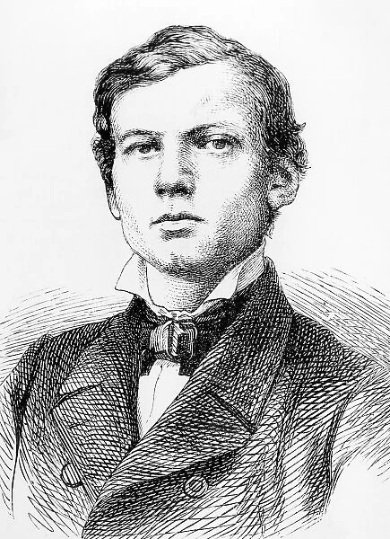 Oskar Becker, assailant of Wilhelm I, in Baden Baden Date: 14th July 1861