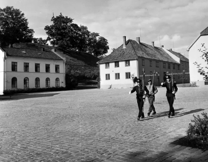 Framed Print : Oslo Castle Guards Framed Print : Oslo Castle Guards