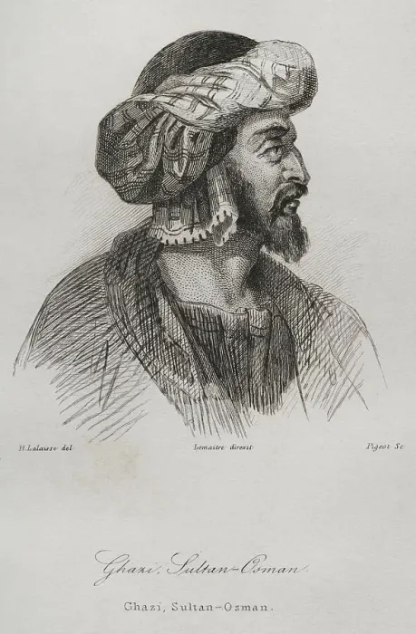 Framed Print : Osman I (1258-1326). 1st Ottoman Sultan Framed Print : Osman I (1258-1326). 1st Ottoman Sultan