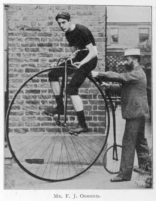 Framed Print : Osmond on Pennyfarthing Framed Print : Osmond on Pennyfarthing