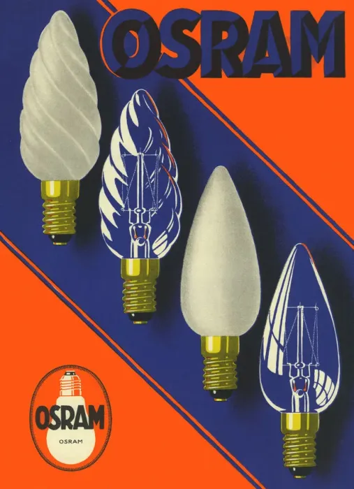 Framed Print : Osram light bulbs Framed Print : Osram light bulbs