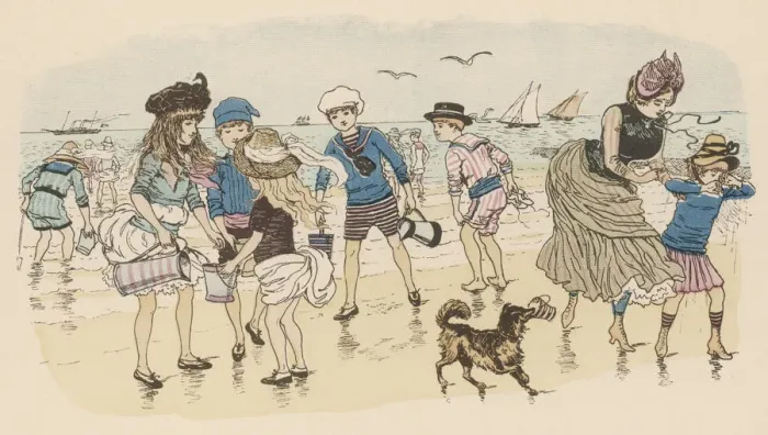 Framed Print : On Ostend Beach, Windy Framed Print : On Ostend Beach, Windy