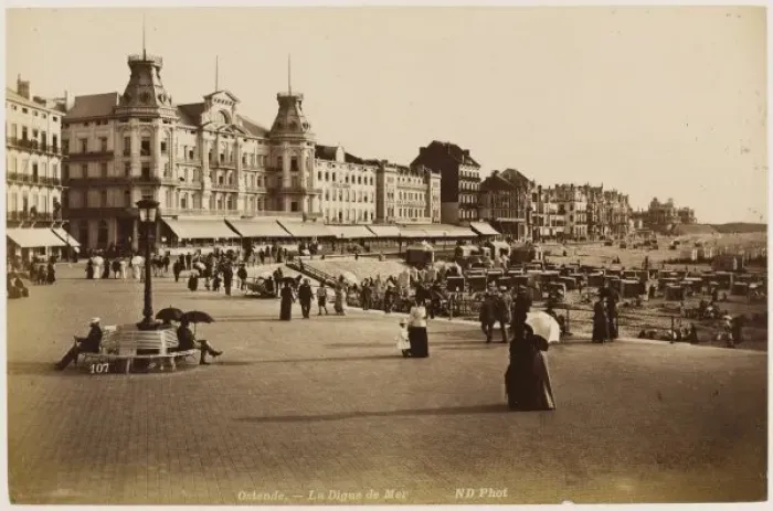 Framed Print : Ostend Sea Front Framed Print : Ostend Sea Front