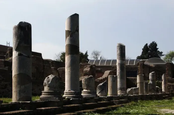 Framed Print : Ostia Antica. Forum Framed Print : Ostia Antica. Forum