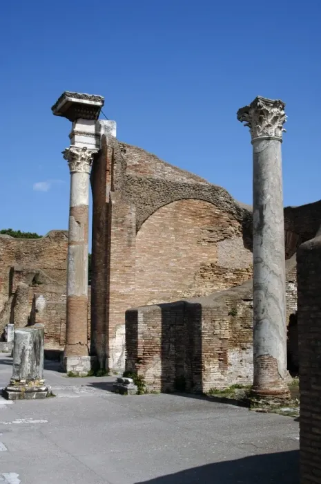 Framed Print : Ostia Antica. House of Triclini Framed Print : Ostia Antica. House of Triclini