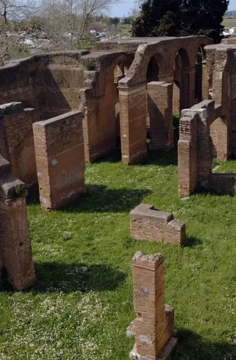 Framed Print : Ostia Antica. Remains Framed Print : Ostia Antica. Remains