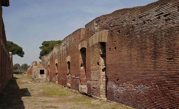 Ostia Antica. Road of the Fountain