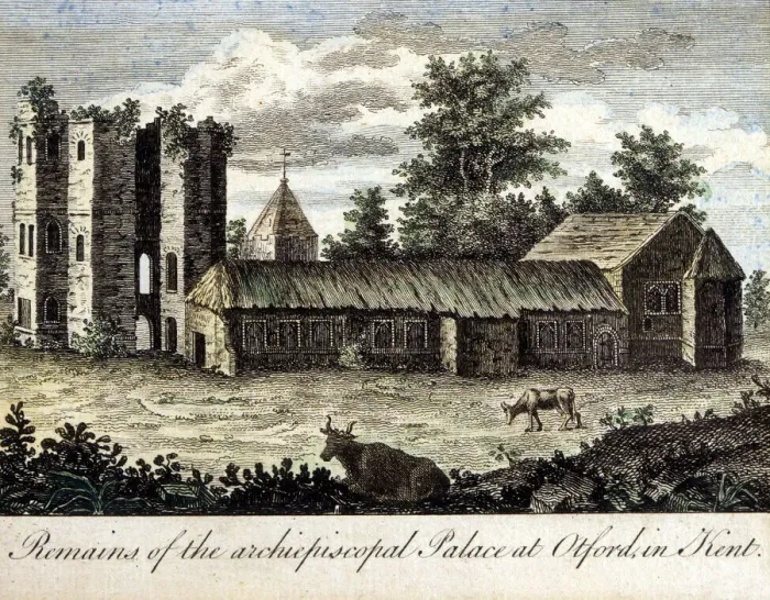 Framed Print : OTFORD / BISHOPS PALACE Framed Print : OTFORD / BISHOPS PALACE