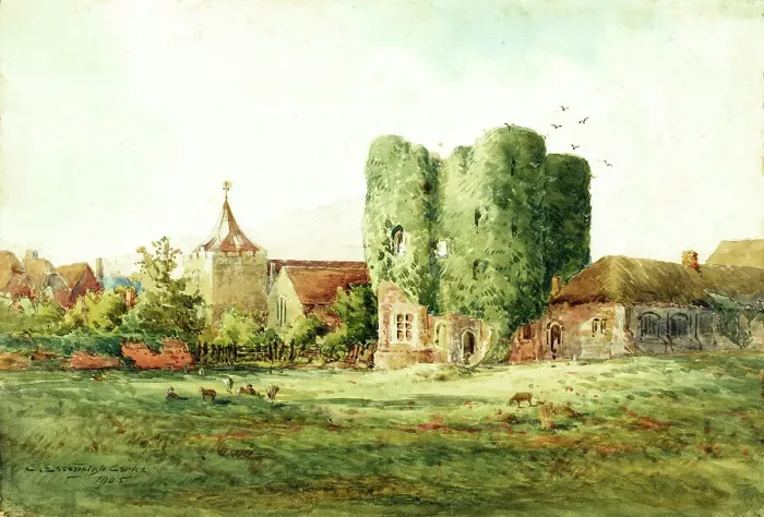 Framed Print : Otford Castle, near Sevenoaks, Kent Framed Print : Otford Castle, near Sevenoaks, Kent