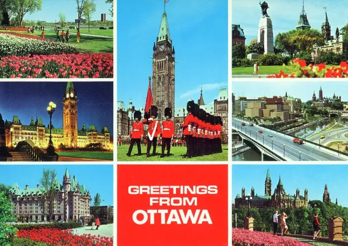 Framed Print : Ottawa, Canada - Greetings from Ottawa multi-view postcard Framed Print : Ottawa, Canada - Greetings from Ottawa multi-view postcard