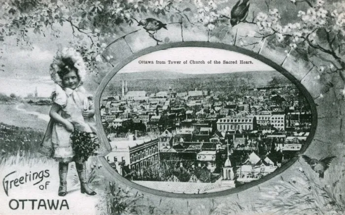 Framed Print : Ottawa, Canada, View from Church of the Sacred Heart Tower Framed Print : Ottawa, Canada, View from Church of the Sacred Heart Tower