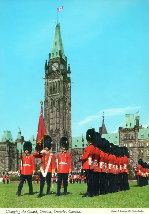 Framed Print : Ottawa - Changing of the Guard outside Parliament Buildings Framed Print : Ottawa - Changing of the Guard outside Parliament Buildings