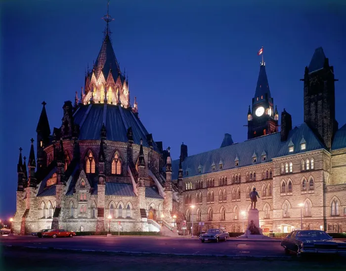 Framed Print : Ottawa, Ontario, Canada - The Parliament Buildings at night Framed Print : Ottawa, Ontario, Canada - The Parliament Buildings at night