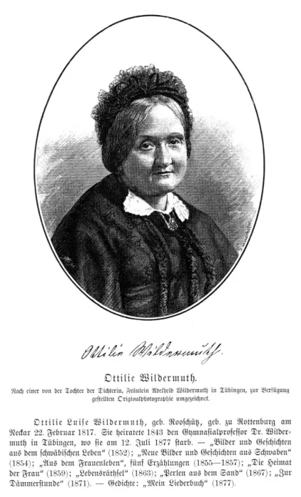 Framed Print : Ottilie Wildermuth Framed Print : Ottilie Wildermuth
