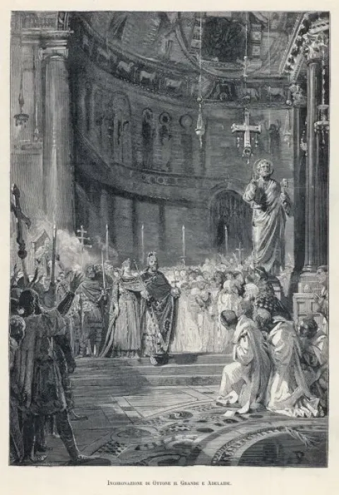 Framed Print : Otto Coronation / 962 Framed Print : Otto Coronation / 962