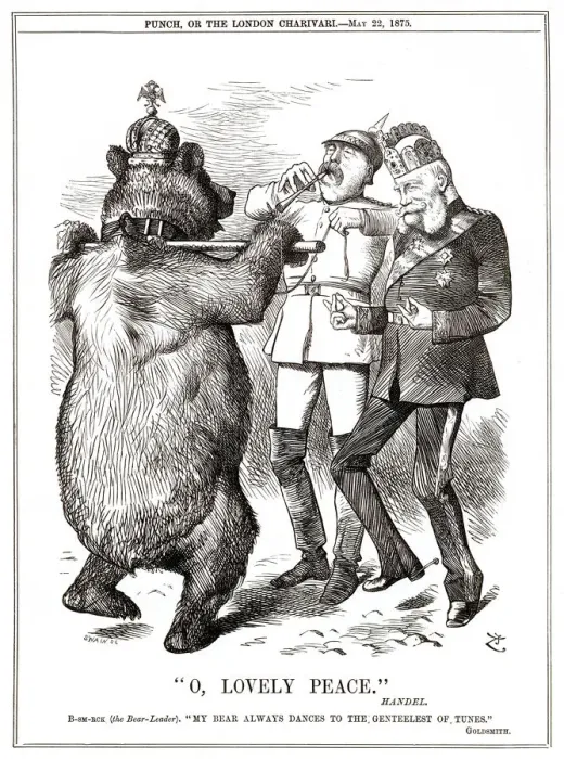 Framed Print : Otto von Bismarck playing the penny whistle, German Emperor William I Framed Print : Otto von Bismarck playing the penny whistle, German Emperor William I