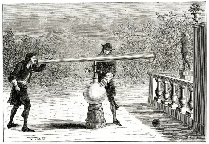 Framed Print : Otto von Guericke Demonstrating his Experiment Framed Print : Otto von Guericke Demonstrating his Experiment