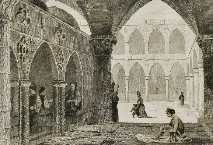 Framed Print : Ottoman domination. Acre. Bazaar at Saint Jean d'Acre Framed Print : Ottoman domination. Acre. Bazaar at Saint Jean d'Acre