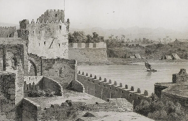 Ottoman domination. Acre. Walls of Saint Jean d'Acre