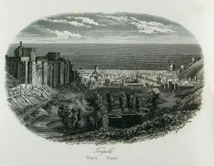 Framed Print : Ottoman Empire (1863). Tripoli. Picture from Framed Print : Ottoman Empire (1863). Tripoli. Picture from