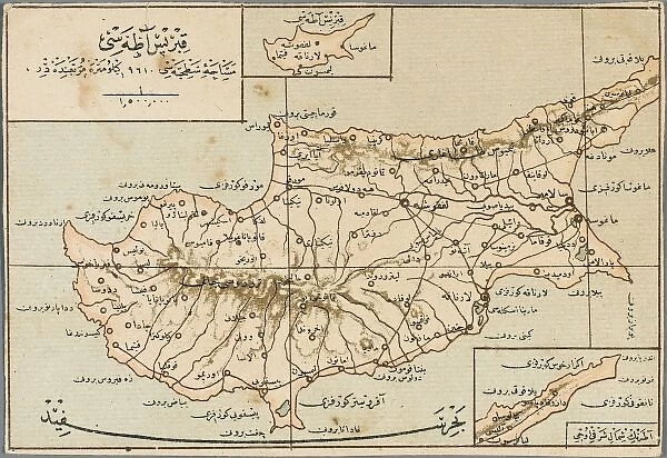 Ottoman map of Cyprus