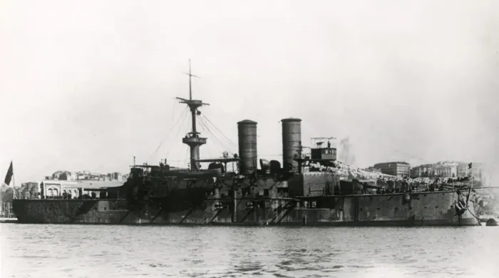 Framed Print : Ottoman warship Mesudiye, WW1 Framed Print : Ottoman warship Mesudiye, WW1