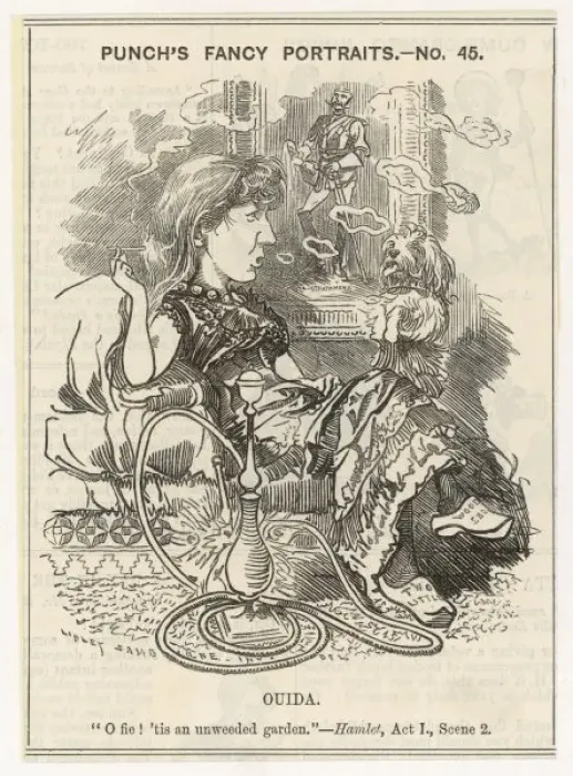 Framed Print : OUIDA IN PUNCH Framed Print : OUIDA IN PUNCH