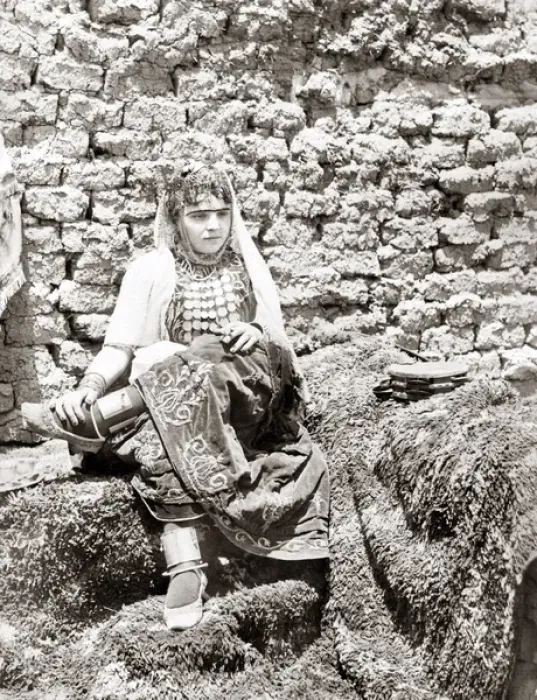 Framed Print : Ouled Nail woman, Algeria, circa 1890 Framed Print : Ouled Nail woman, Algeria, circa 1890