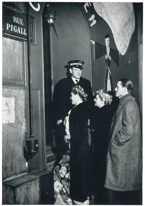 Framed Print : Outbreak of WWII Arriving for cabaret in Montmartre Framed Print : Outbreak of WWII Arriving for cabaret in Montmartre