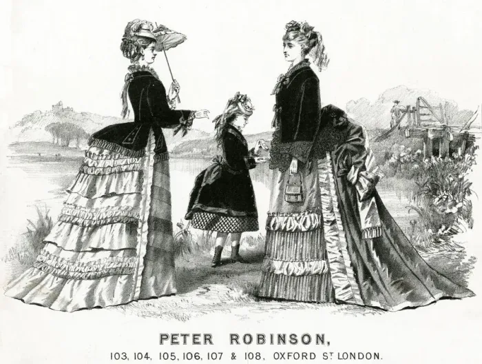 Framed Print : Outdoor costumes for 1888 Framed Print : Outdoor costumes for 1888