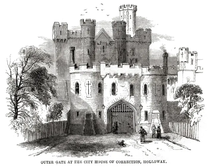 Framed Print : Outer gate at Holloway Prison Framed Print : Outer gate at Holloway Prison