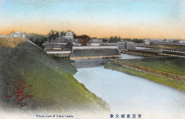 The outer moat around Edo Castle, Tokyo, Japan
