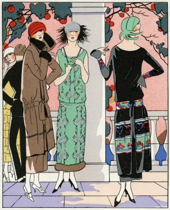 Framed Print : Outfits by Doeuillet, Beer and Drecoll Framed Print : Outfits by Doeuillet, Beer and Drecoll