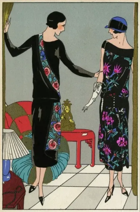 Framed Print : Two outfits by Philippe et Gaston and Redfern Framed Print : Two outfits by Philippe et Gaston and Redfern