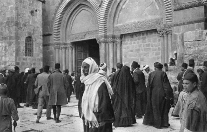 Framed Print : Outside Church of the Holy Sepulchre, Jerusalem Framed Print : Outside Church of the Holy Sepulchre, Jerusalem