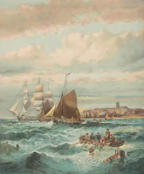 Framed Print : Outward Bound by Unknown Artist Framed Print : Outward Bound by Unknown Artist